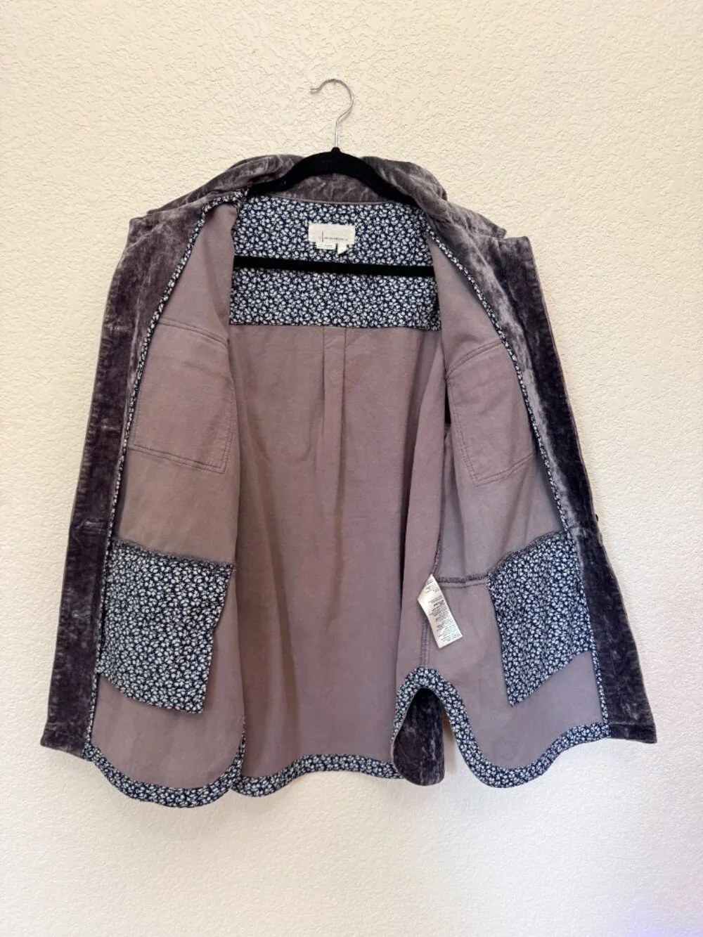 Anthropologie Women's purple/grey Jacket size L